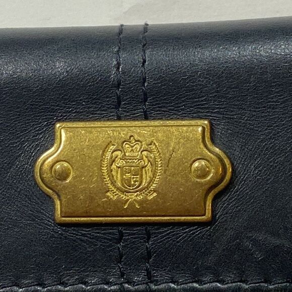 Vintage Liz Claiborne Genuine Lether Black Wallet Bag - Picture 2 of 12